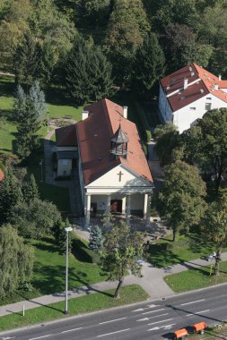 Hırvatistan 'ın Zagreb kentindeki Kutsal Aile Kilisesi