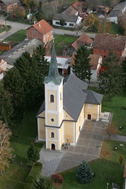 Hırvatistan 'ın Rovisce kentindeki Kutsal Üçleme Kilisesi