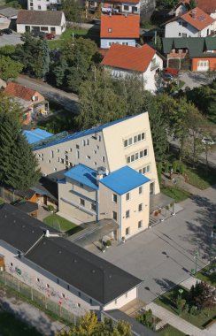 Hırvatistan 'ın Zagreb kentindeki Kutsal Üçleme Kilisesi