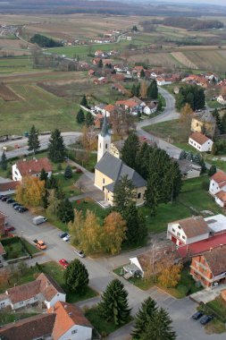 Hırvatistan 'ın Rovisce kentindeki Kutsal Üçleme Kilisesi