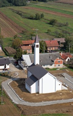 Hırvatistan 'ın Gornja Gracenica kentindeki St. Martin Kilisesi