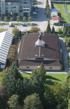 Hırvatistan 'ın Zagreb kentindeki İsa Kilisesi Kral