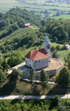 Hırvatistan 'ın Sutlanska Poljana kentindeki St. Anne Kilisesi