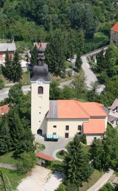 Hırvatistan 'ın Ozalj kentindeki Aziz Elijah Kilisesi.