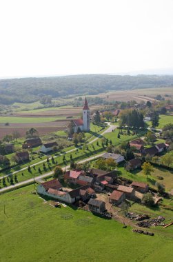 Hırvatistan 'ın Velika Trnovitica kentindeki Aziz Martin Kilisesi