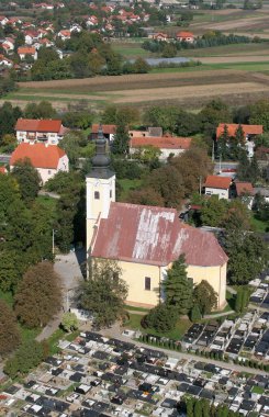 Hırvatistan 'ın Stupnik kentindeki Nepomuk Kilisesi Aziz John Kilisesi