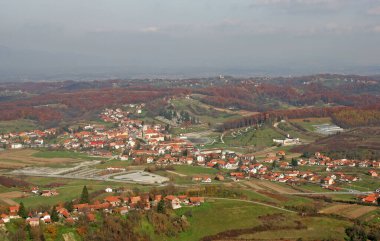Hırvatistan 'ın Marija Bistrica kentinde Bakire Meryem Varsayımı Bazilikası