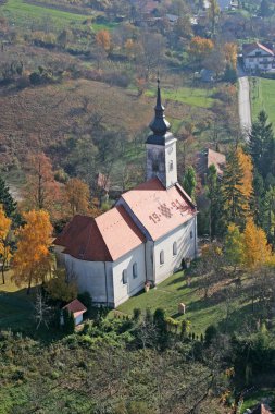 Hırvatistan 'ın Moravce kentindeki Kutsal Üçleme Kilisesi