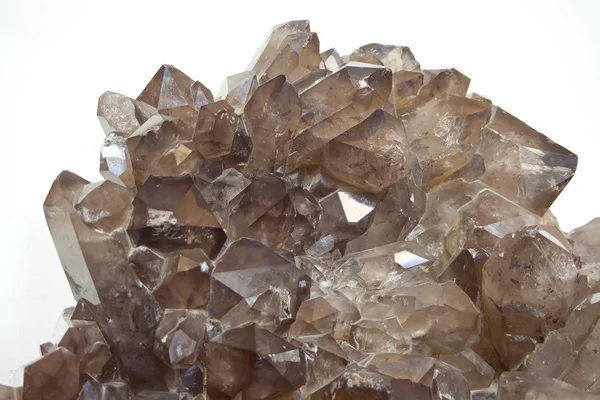 Smokey quartz crystals — Stock Photo, Image