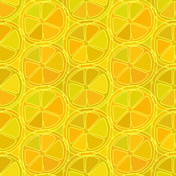 완벽 한 레트로 오렌지 패턴 — 스톡 벡터