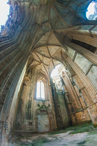 Unvollendete Kapelle Einem Alten Portugiesischen Kloster — Stockfoto