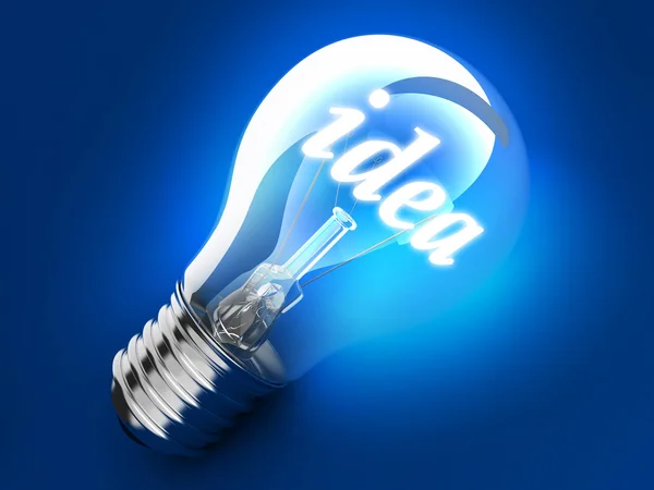 Lamp idee — Stockfoto