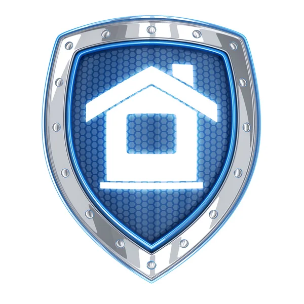 Home and shield — Stock Photo, Image