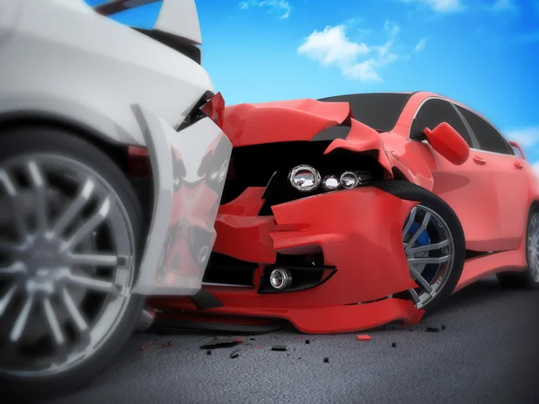 Accidente de coche — Foto de Stock