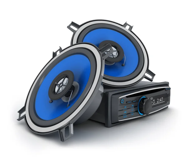 Audio system car — Stock Photo, Image