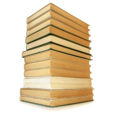 Kitap yığını.