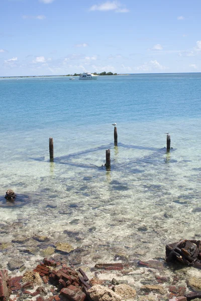 Vista al mar en el Parque Nacional Dry Tortugas — Foto de Stock