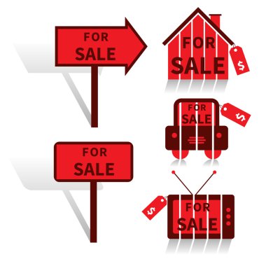 Satılık simgeler için