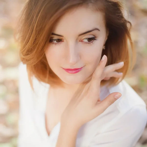 Portet cute young girl closeup — Stock Photo, Image