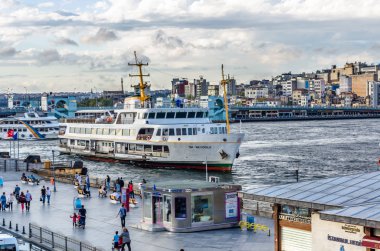İstanbul cityscape ve boğaz Panoraması