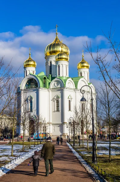 ツァールスコエ ・ セロー (プーシキン)、ロシアのカタリナ大聖堂 — ストック写真