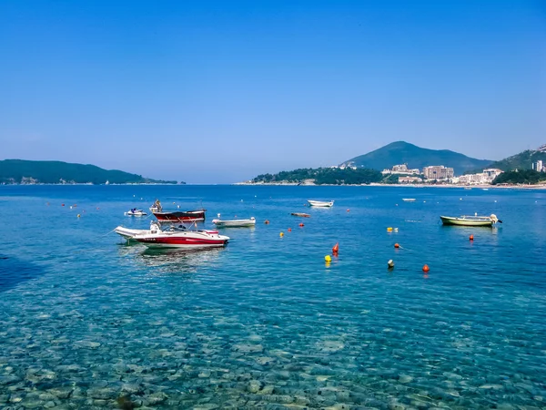 Vista sobre o mar em Montenegro — Fotografia de Stock