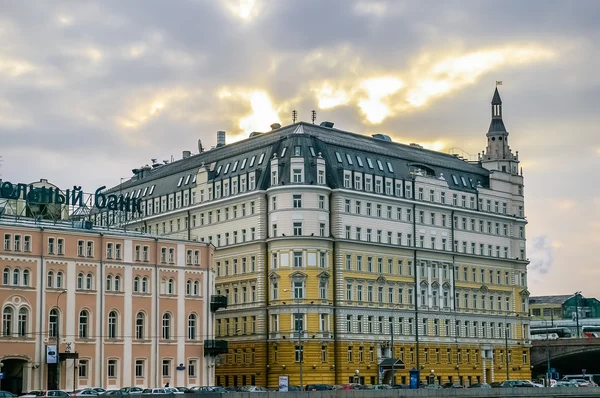 Baltschug Kempinski Hotel Moskova'da görünümü — Stok fotoğraf