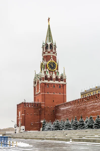 Moskova'da Kremlin kale görünümü — Stok fotoğraf