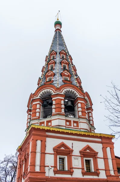 Санкт-Петербург Собор Василия Блаженного зимой в Москве, Россия — стоковое фото