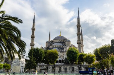 Istanbul'da Sultanahmet Camii görünümü