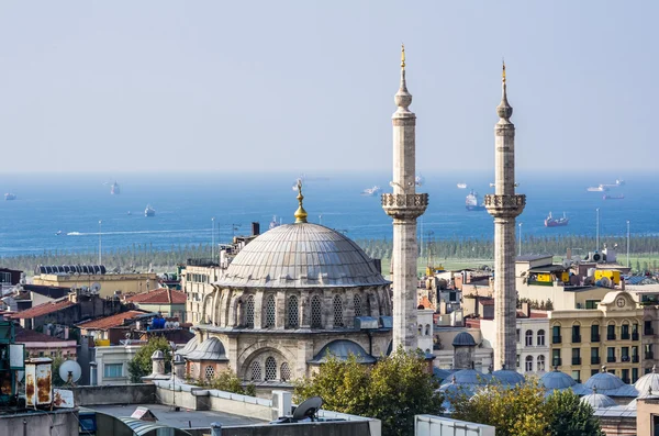 Ovanifrån på moskén i Istanbul — Stockfoto