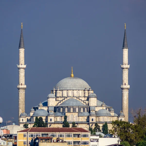 Visa på moskén i Istanbul — Stockfoto