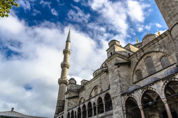 Pohled na Modrá mešita v Istanbulu — Stock fotografie