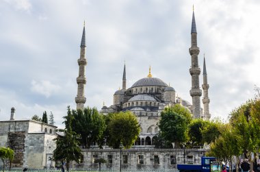 Istanbul'da Sultanahmet Camii görünümü