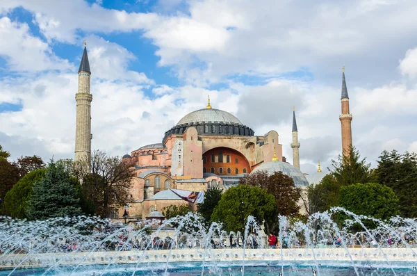 Visa på Aya Sofia tempel i Istanbul — Stockfoto