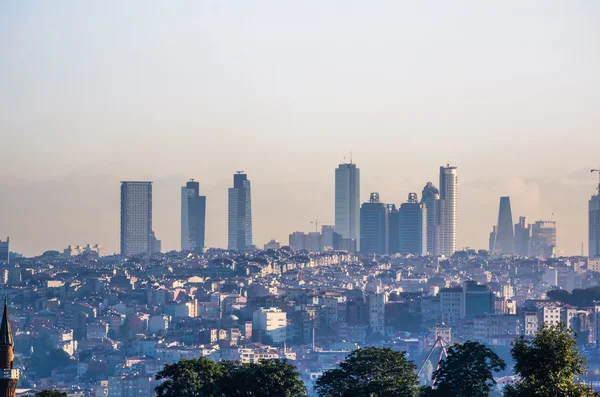 Vista de rascacielos en Estambul — Foto de Stock