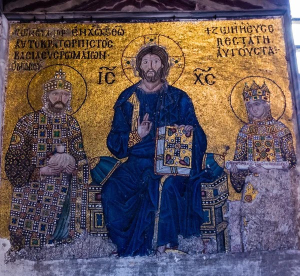 Visa på väggmålning i Aya Sofia templet i Istanbul — Stockfoto