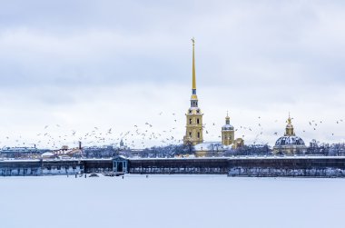 Saint-Petersburg, Rusya 'daki Peter ve Paul Kalesi