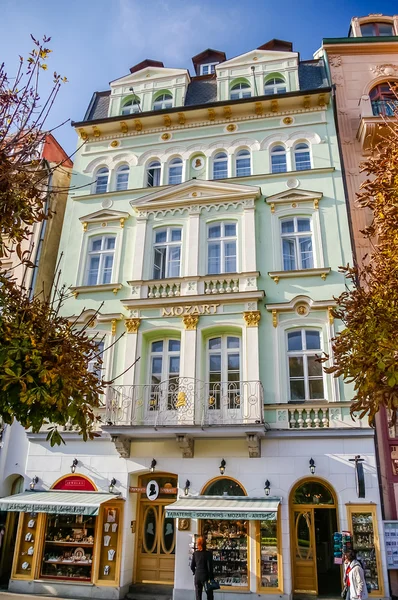 Zobacz Hotele w Karlowe Wary, Republika Czeska — Zdjęcie stockowe