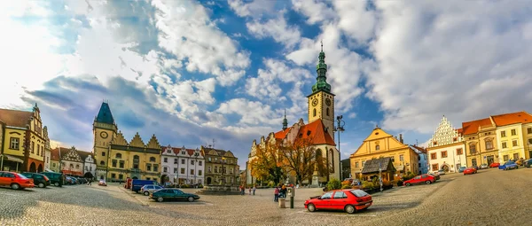 Altstadtpanorama in Tabor, Tschechische Republik — Stockfoto