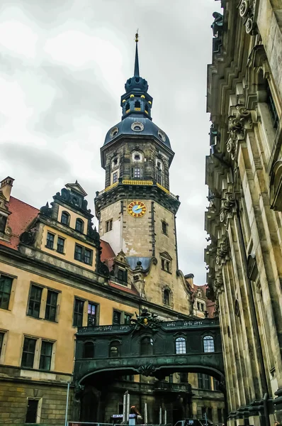 Edifício antigo em Dresden — Fotografia de Stock