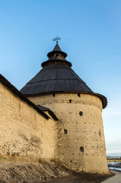 Visa på fästningen i Pskov, Ryssland — Stockfoto