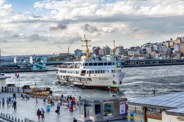 İstanbul cityscape ve boğaz Panoraması