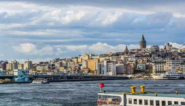 İstanbul cityscape ve boğaz Panoraması