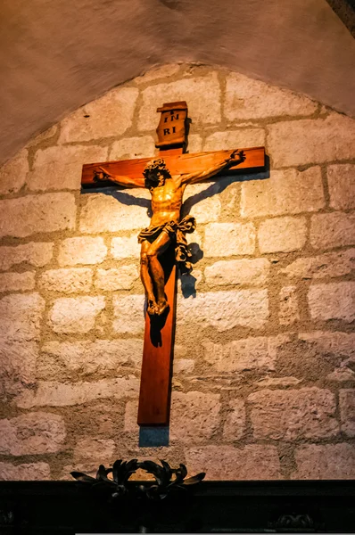 Jesus Christ statue in church in Vienna — Stock Photo, Image