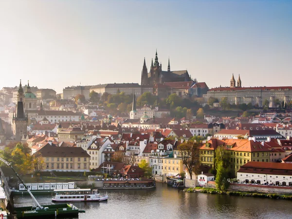 Vista sobre Praga e Catedral de São Vito — Fotografia de Stock