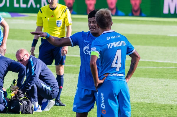 Jogadores do Zenit Saint-Petersburg — Fotografia de Stock