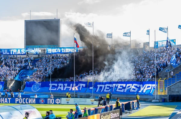 Aficionados a Zenit Saint-Petersburg — Foto de Stock