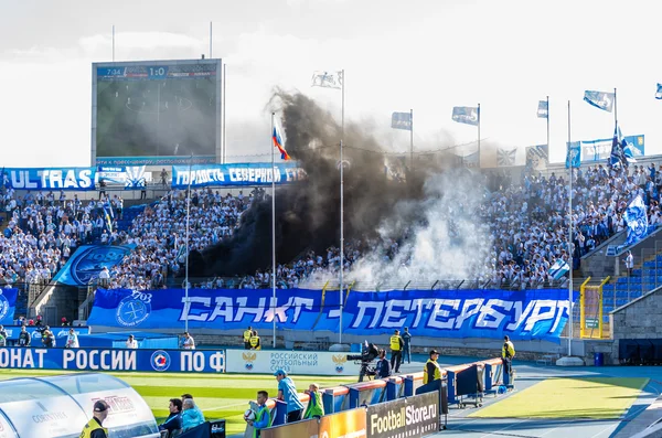 Zenit Saint-Petersburg fãs — Fotografia de Stock