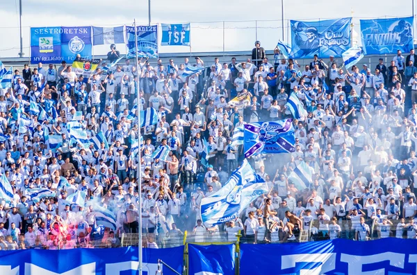 Zenit Saint-Petersburg fãs — Fotografia de Stock